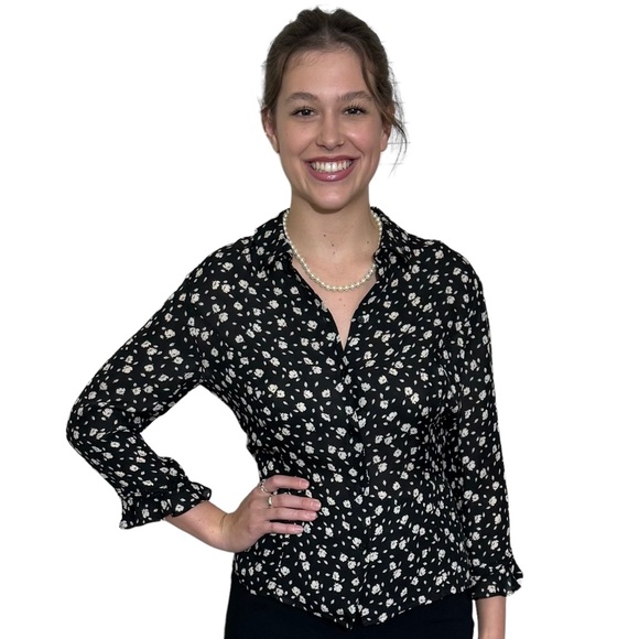 Ann Taylor -Women’s Black Business Skirt -Knee-Length/Double Pleats -Tag Size 4 - Picture 13 of 16